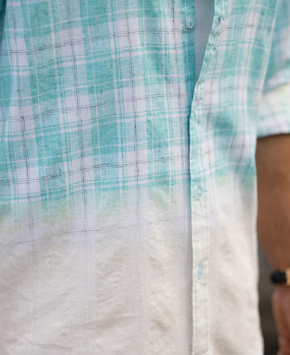 The Ocean Mist Ombré Linen Shirt