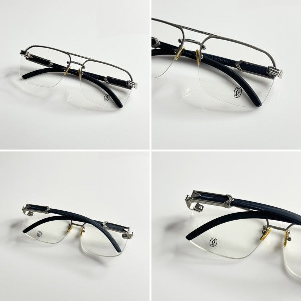 Cartierr Exclusive Silver Sunglasses
