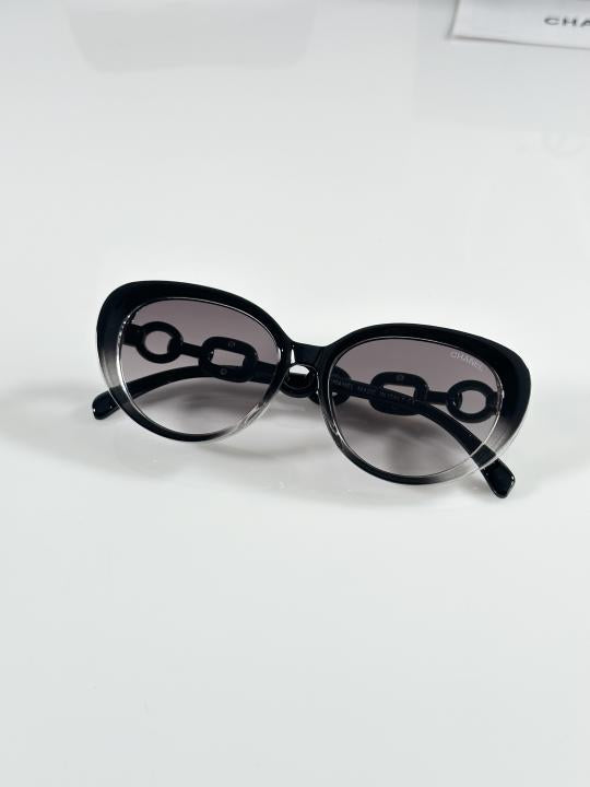 Chanell Woman Water Black Primium Sunglasses